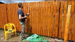 Staining a Cedar Fence in the Houston Climate